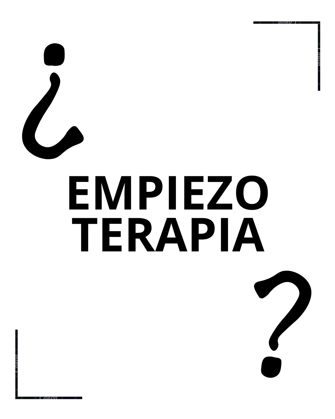 ¿EMPIEZO TERAPIA?