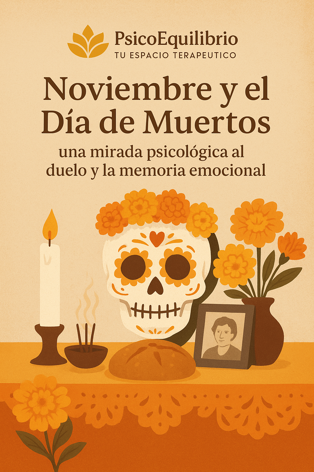 "Noviembre y el Día de Muertos: una mirada psicológica al duelo y la memoria emocional"